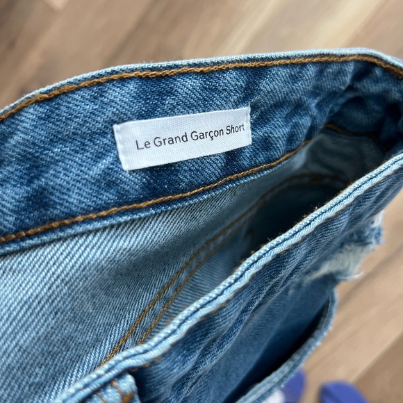 Frame Denim Le Grand Garcon Shorts Size 33 - Picture 7 of 10